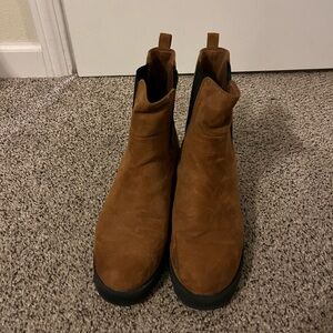 Women’s Brown Suede Chelsea Boots
